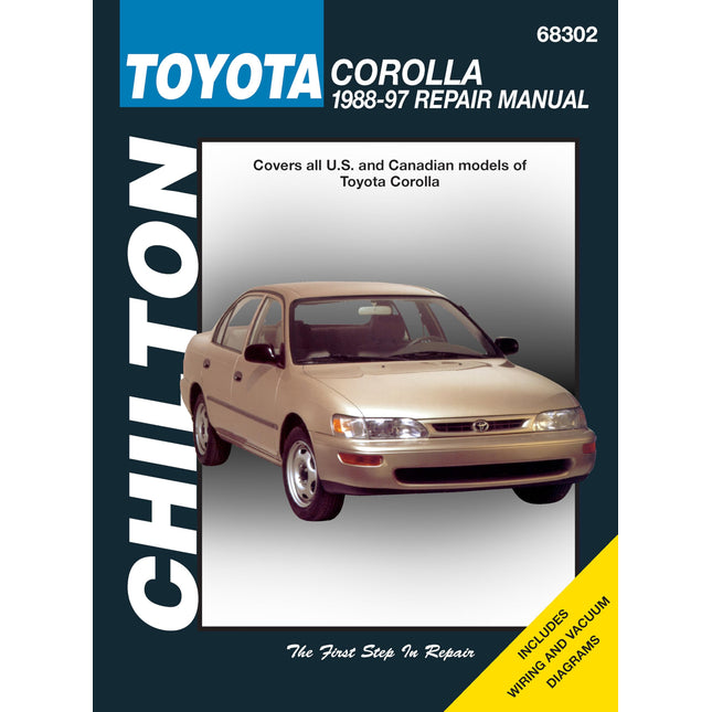 Toyota Corolla, 1988-97 (Chilton Total Car Care Series Manuals)