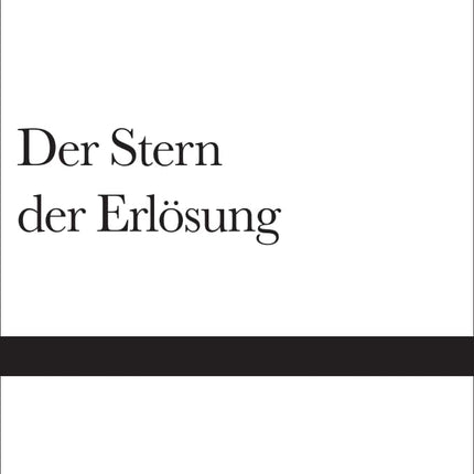 Der Stern der Erlösung.