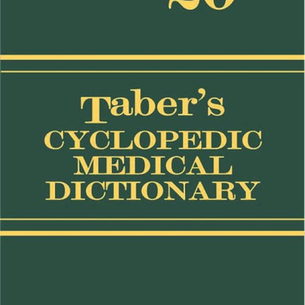 Taber's Cyclopedic Medical Dictionary: 20th Edition (Thumb Index)