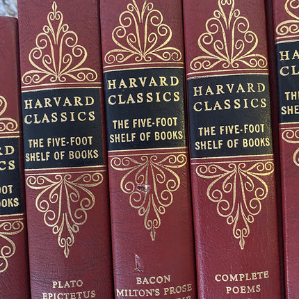 Harvard Classics - The Five-foot Shelf of Books - Registered Edition Deluxe (1965) (52-vol Complete Set)