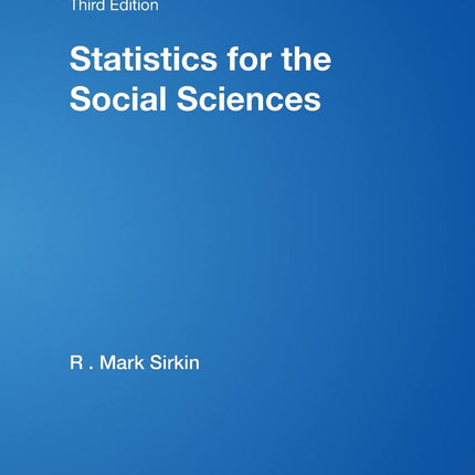 Statistics for the Social Sciences