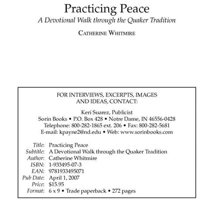 Practicing Peace: A Devotional Walk Through the Quaker Tradition
