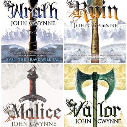 The Faithful and the Fallen Series 4 Books Set – Wrath, Ruin, Malice, and Valor
