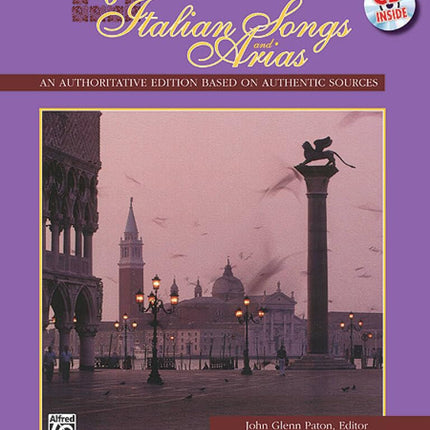 26 Italian Songs and Arias: Medium High Voice, Book & CD