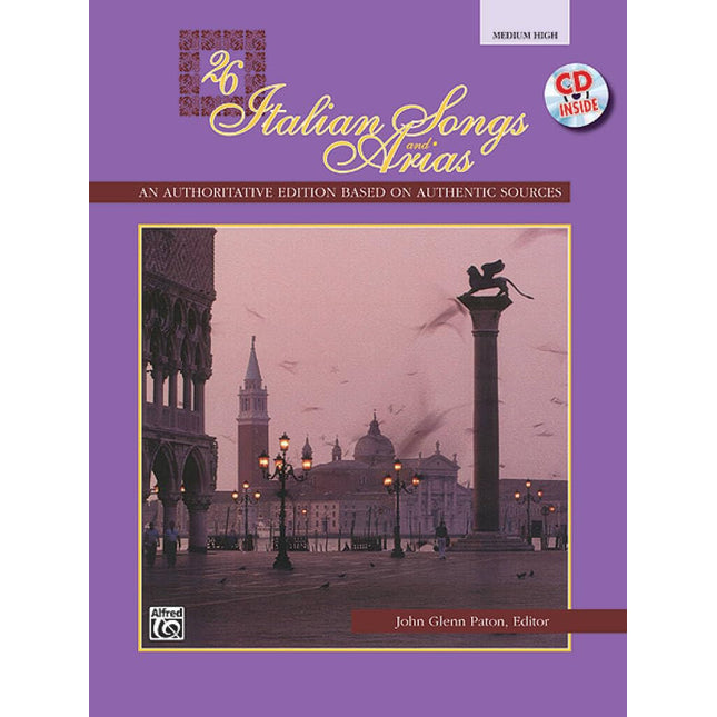 26 Italian Songs and Arias: Medium High Voice, Book & CD