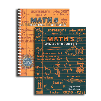Teaching Text Books Math 5 Work Book And The Answer Keys. by Greg Sabouri (2007-05-03)