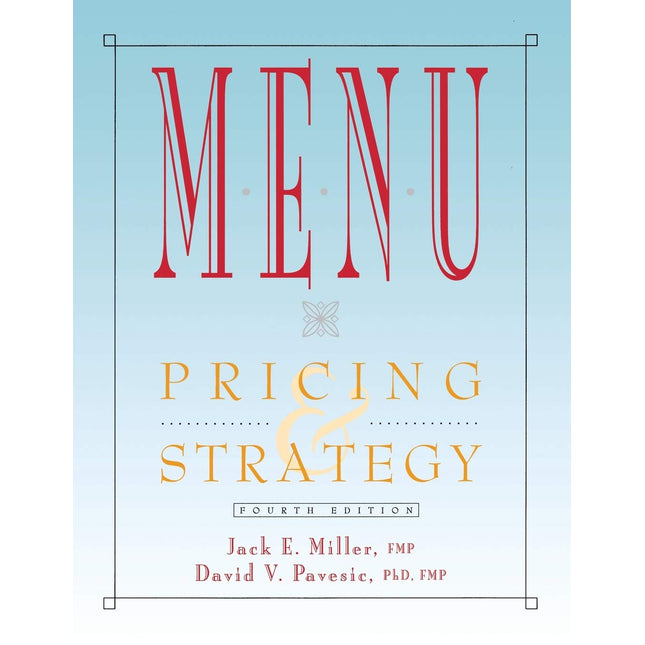 Menu: Pricing and Strategy (Hospitality, Travel & Tourism)