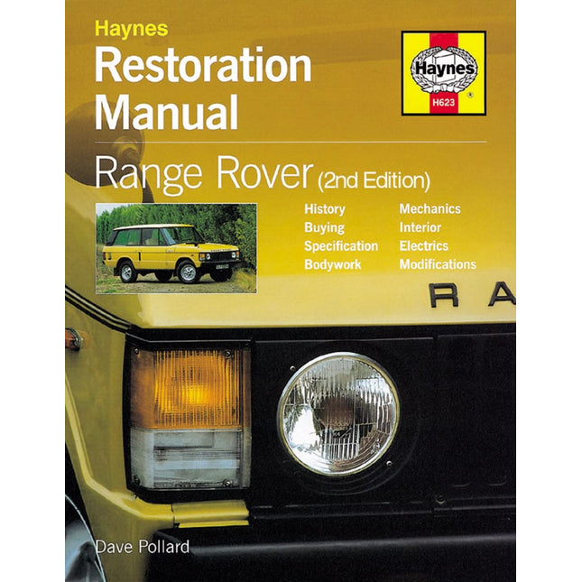 Restoration Manual Range Rover (Restoration Manuals)