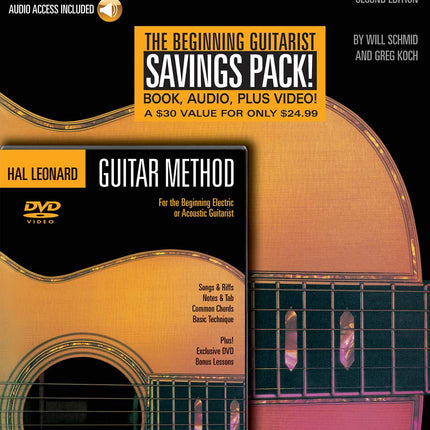 Hal Leonard Guitar Method Beginner's Pack (Book, CD & DVD)