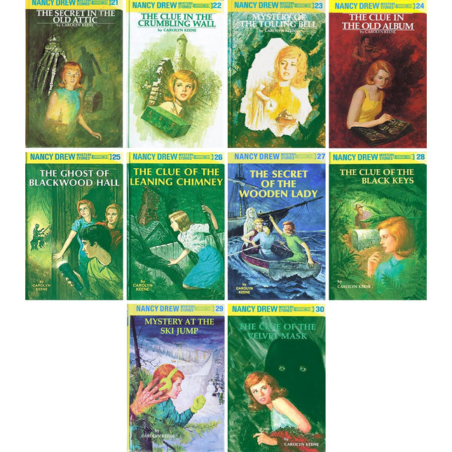 Nancy Drew Books 21-30 The Nancy Drew Mysteries Collection Box Set