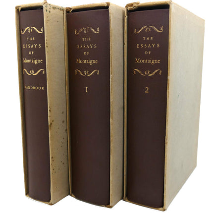 THE ESSAYS OF M. DE MONTAIGNE (IN 3 VOLUMES COMPLETE)