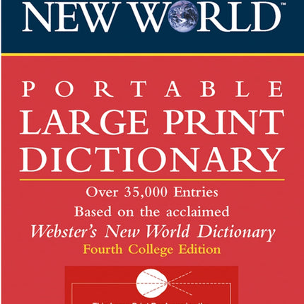 Webster's New World Portable Large Print Dictionary, Second Edition