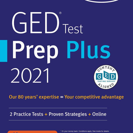 GED Test Prep Plus 2021: 2 Practice Tests + Proven Strategies + Online (Kaplan Test Prep)