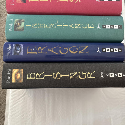 Christopher Paolini Inheritance Cycle 4 Book Set: Eragon, Eldest, Brisingr, Inheritance by Christopher Paolini (2010-05-03)