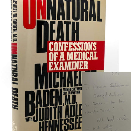 Unnatural Death: Confessions of a Medical Examiner
