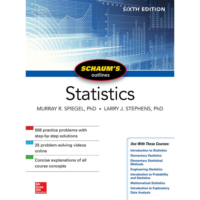 Schaum's Outline of Statistics, Sixth Edition