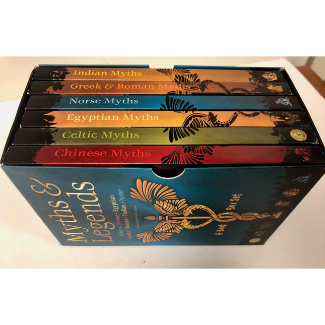 Myths & Legends: Celtic, Chinese, Egyptian, Greek & Roman, Indian and Norse. 6-Book boxed set.
