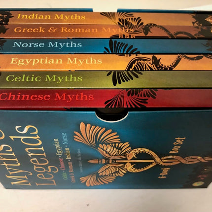 Myths & Legends: Celtic, Chinese, Egyptian, Greek & Roman, Indian and Norse. 6-Book boxed set.