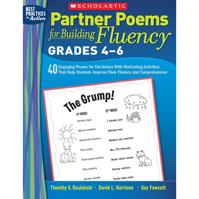 Partner Poems for Building Fluency: Grades 4-6: 40 Engaging Poems for Two Voices With Motivating Activities That Help Students Improve Their Fluency and Comprehension