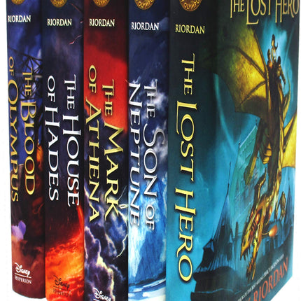 The Heroes of Olympus Collection 5 Books Set Collection by Rick Riordan (Hardback)