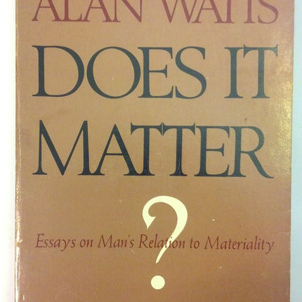 Does It Matter?