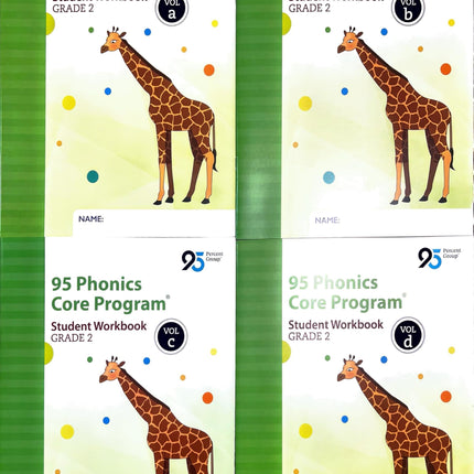 95 Phonics Core Program , Student Workbook , Grade 2 , Vol a.