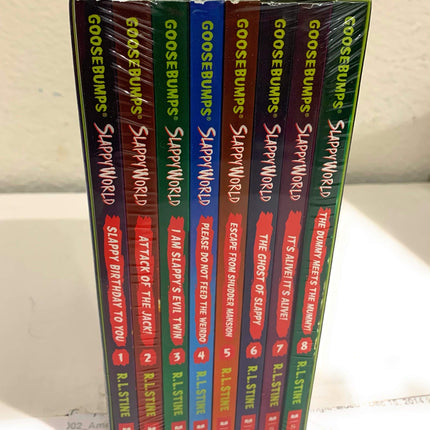 Goosebumps Slappyworld Books 1-8 with Exclusive Bookmark