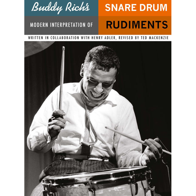 Buddy Richs Modern Interpretation of Snare Drum Rudiments | Snare Drum Sheet Music Instruction Book for Students Percussion Practice Technique Building Drum Method Essential Rudiment Study Guide