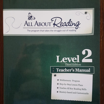 All About Reading Level 2 Third Edition