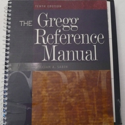 The Gregg Reference Manual