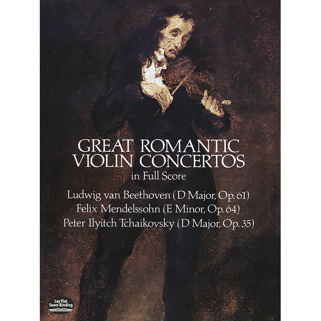 Great Romantic Violin Concertos in Full Score (Dover Orchestral Music Scores)