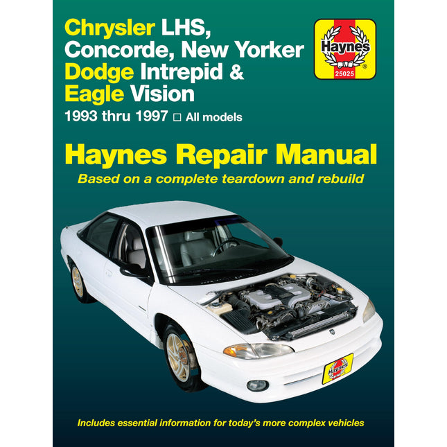 Chrysler LHS, Concorde, New Yorker, & Dodge Intrepid & Eagle Vision (93-97) Haynes Repair Manual