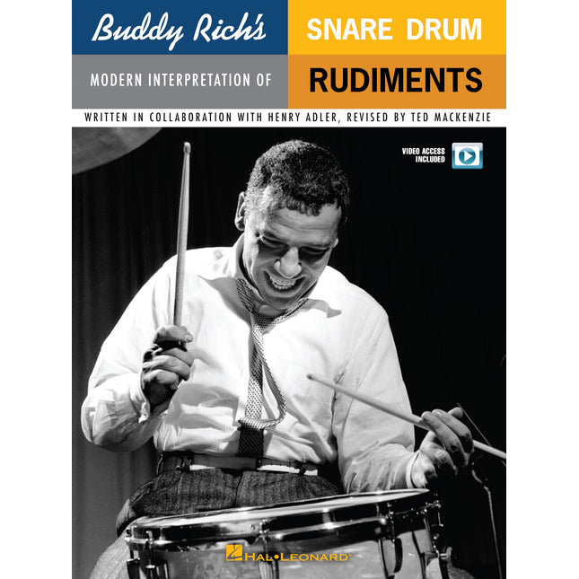 Buddy Rich's Modern Interpretation of Snare Drum Rudiments: Book/Online Video Pack