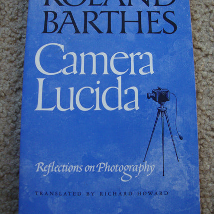 Camera Lucida: Reflections on Photography [Paperback]