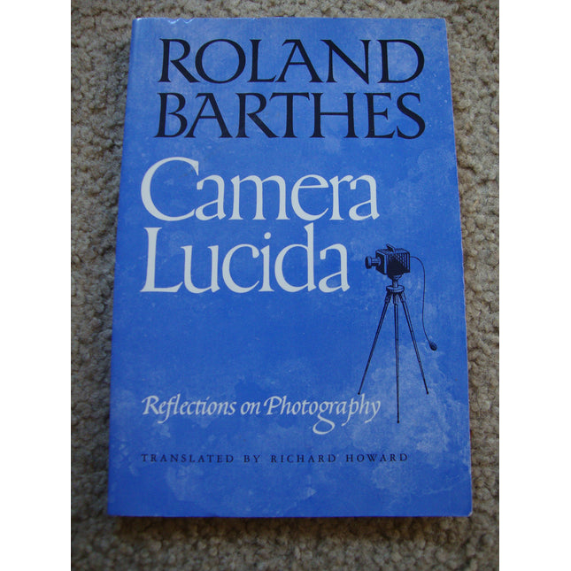 Camera Lucida: Reflections on Photography [Paperback]