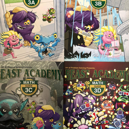 Beast Academy Math Guide 3D (Beast Academy Math--Art of Problem Solving)
