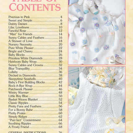 Our Best Knit Baby Afghans-33 Fun-to-Knit Designs Fashioned in Soft Pastels