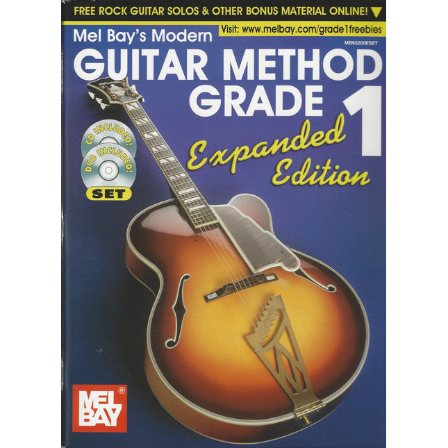 Mel Bay Modern Guitar Method Grade 1, Expanded Edition (Book/CD/DVD Set)