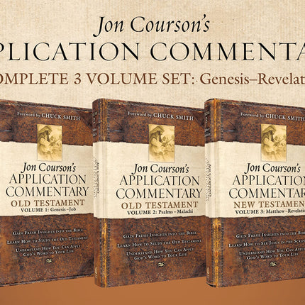 Jon Courson's Application Commentary, Complete 3-Volume Set: Genesis - Revelation