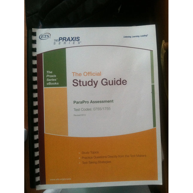 ParaPro Assessment Study Guide, Test Codes 0755 and 1755 (The Praxis Series)