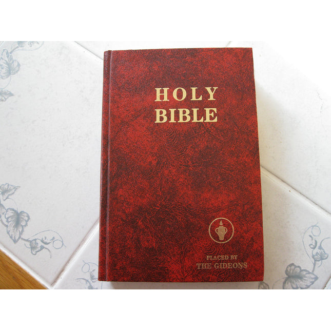 Holy Bible - King James Version (KJV) - Placed by The Gideons International - Red Cover